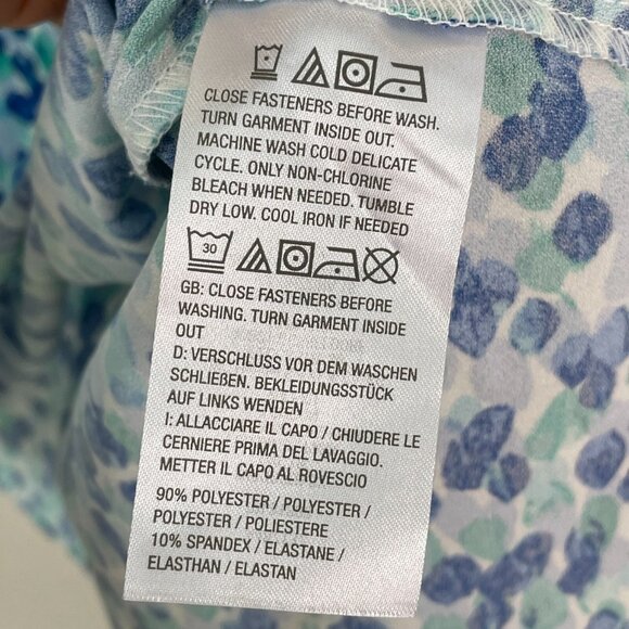 Isaac Mizrahi Womens Plus 16 Button Up Swing Top Long Sleeve Blouse Shirt - Picture 6 of 8